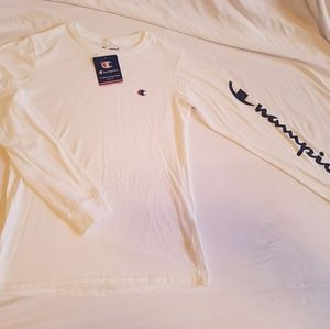 Boys XL CHAMPION LONG SLEEVE TEE (BRAND NEW)